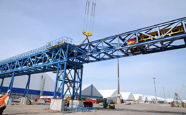 Запуск оборудования компании ОМТ в порту Усть-Луга